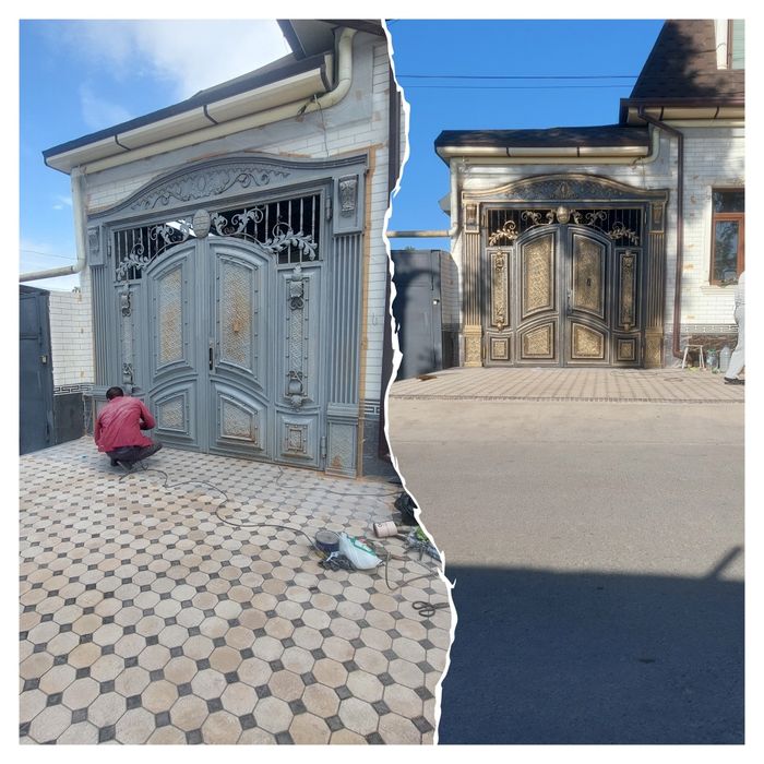 Дарвоза краска покраска акфа Калитка Рэшотка Пэрилла Навэс Акфаларни