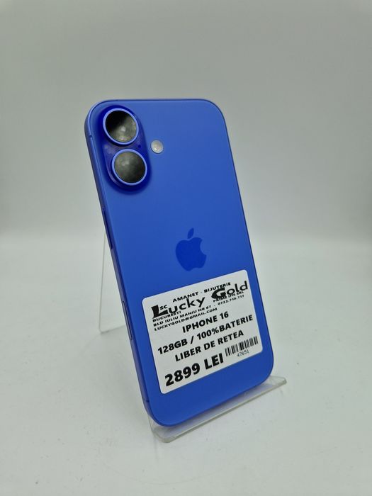 Iphone 16 128GB / 100% Baterie Garantie #47651