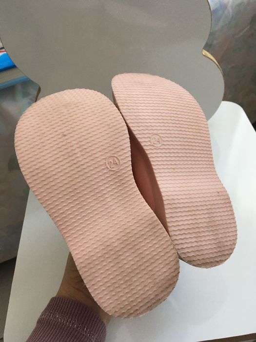 Детски обувки с панделка