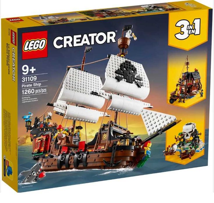 LEGO CREATOR 3-in-1 Pirate Ship 31109 [original] [sigilat] [2020]