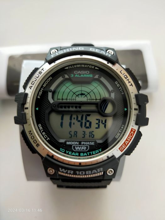 часы Casio fishing gear