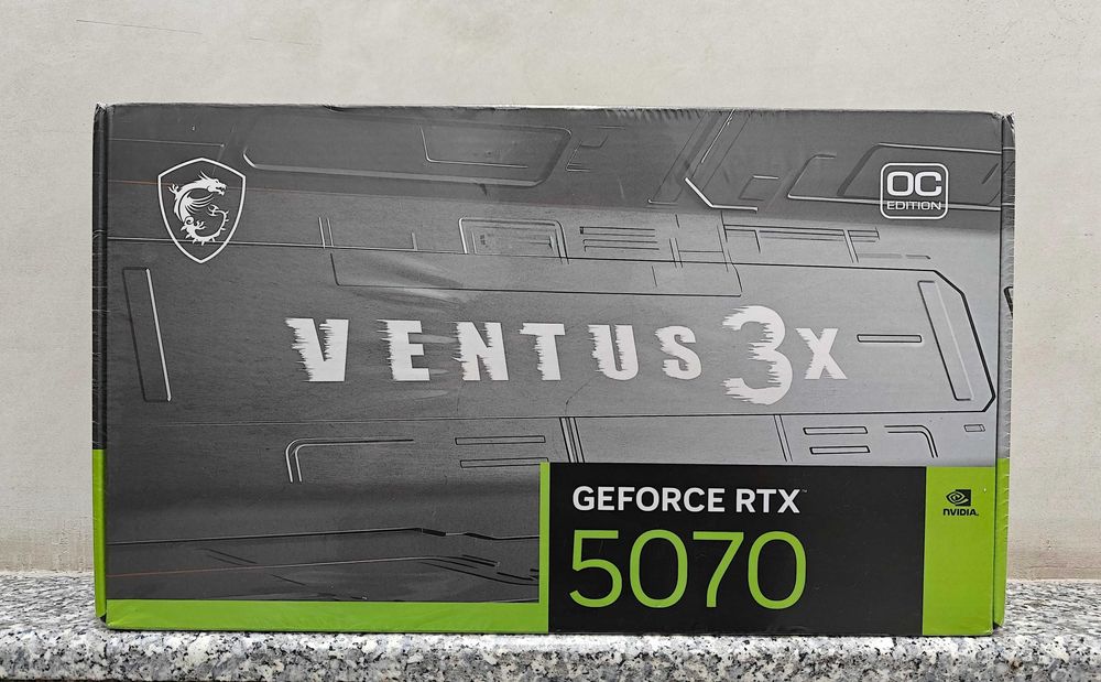 Видеокарта MSI GeForce RTX 5070 Ventus 3X OC 12GB GDDR7 (PCIe 5.0)