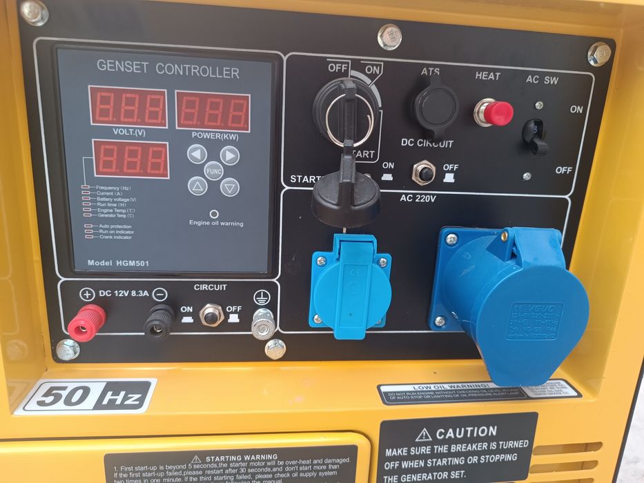 Generator asartimentlari bor.