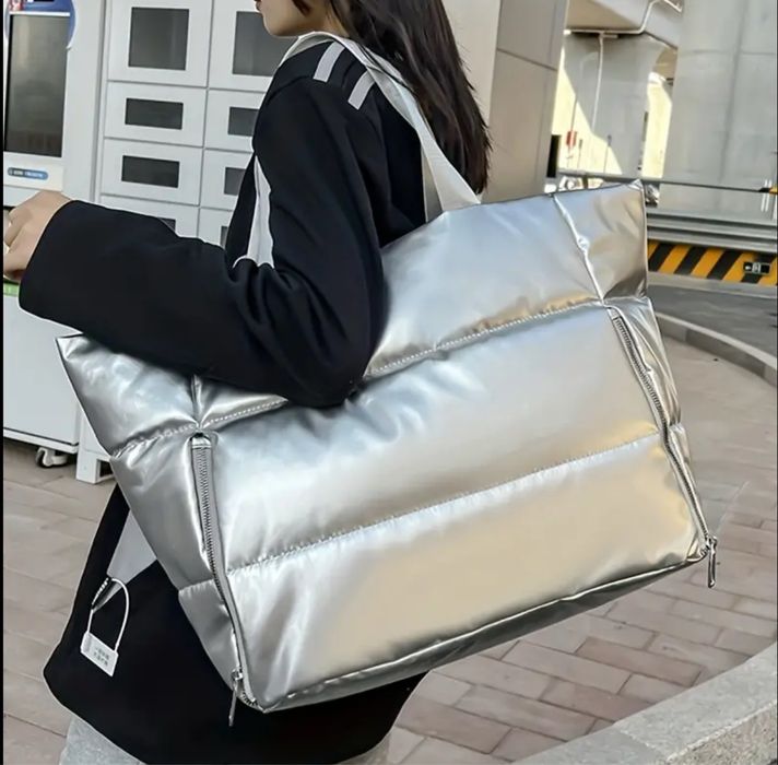 Сумка серебрянная женская