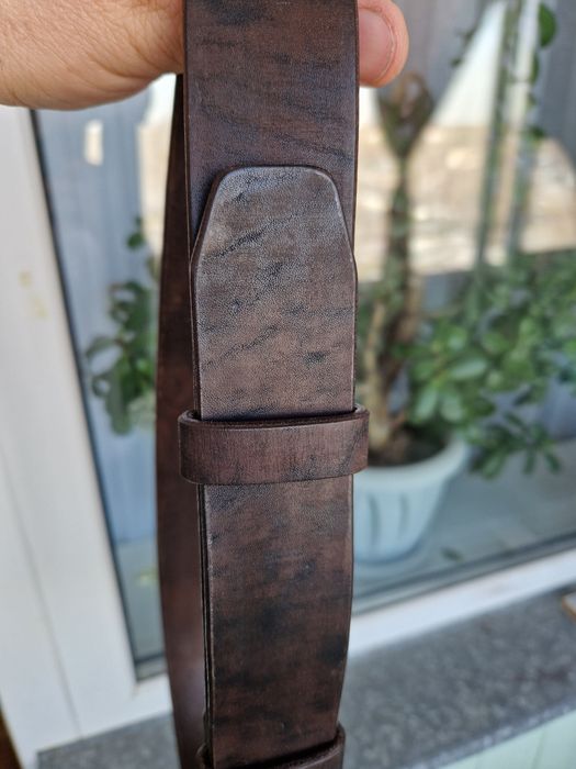 Кожаный ремень.ручная работа