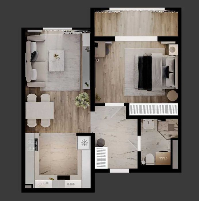 Срочно! Квартира с лучшим панорамным видом на реку UGAM и горы