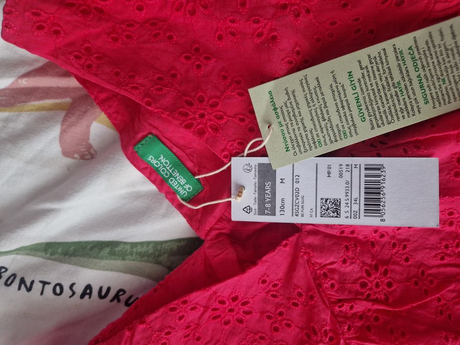 Детска рокля Benetton 7-8 г.