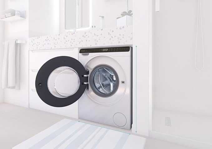 Нова 70 см малка/мини компактна инверторна пералня Candy 5 кг CW50-BP12307GU-S