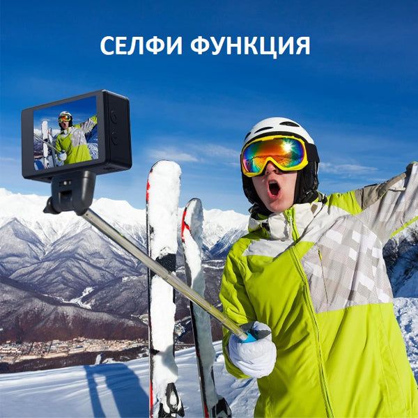 Екшън камера C36 - 4K/60FPS С WIFI водоустойчива до 30 m /SPK065/