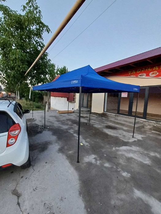 Зонтик шатёр материал синий цвет