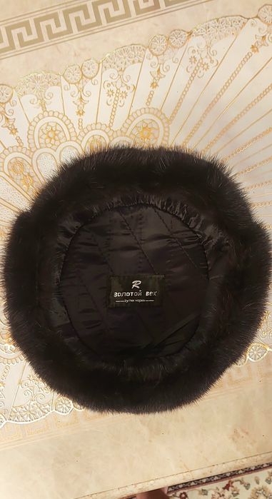 Норковая шапка мужская