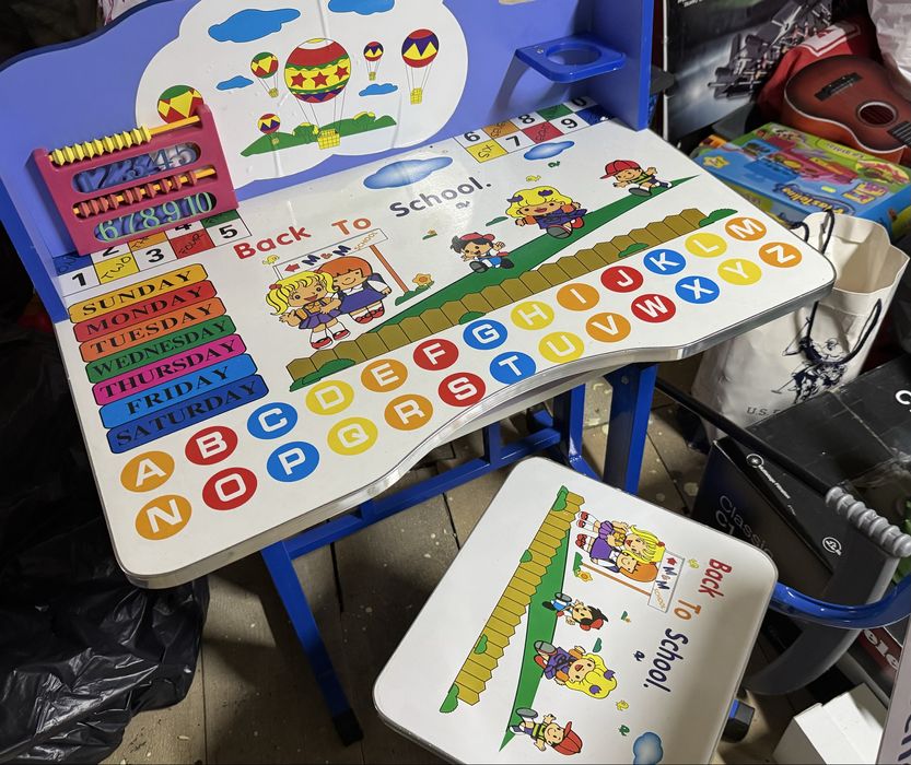 Birou cu scaunel pentru copiii +1