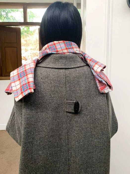 Пальто короткое, шерсть.