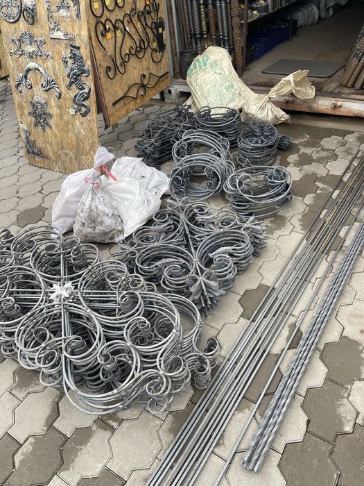 Ковка , элементы ковки , детали кованые , кованные изделия