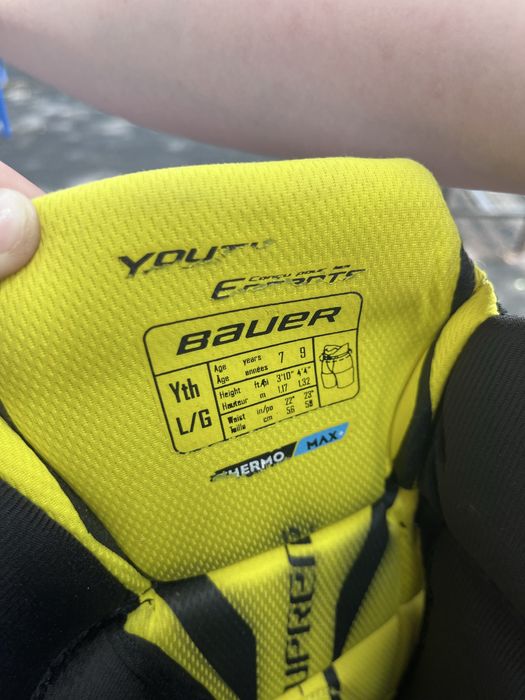 хоккейные шорты bauer размер на фото
