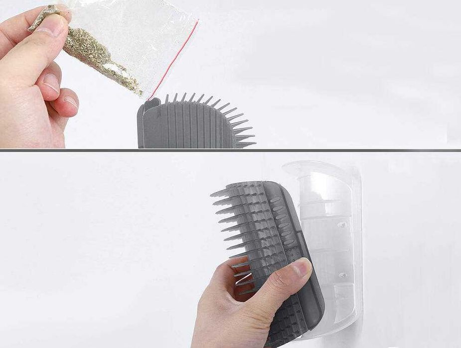 Четка 2в1 чесалка и гребен за котка