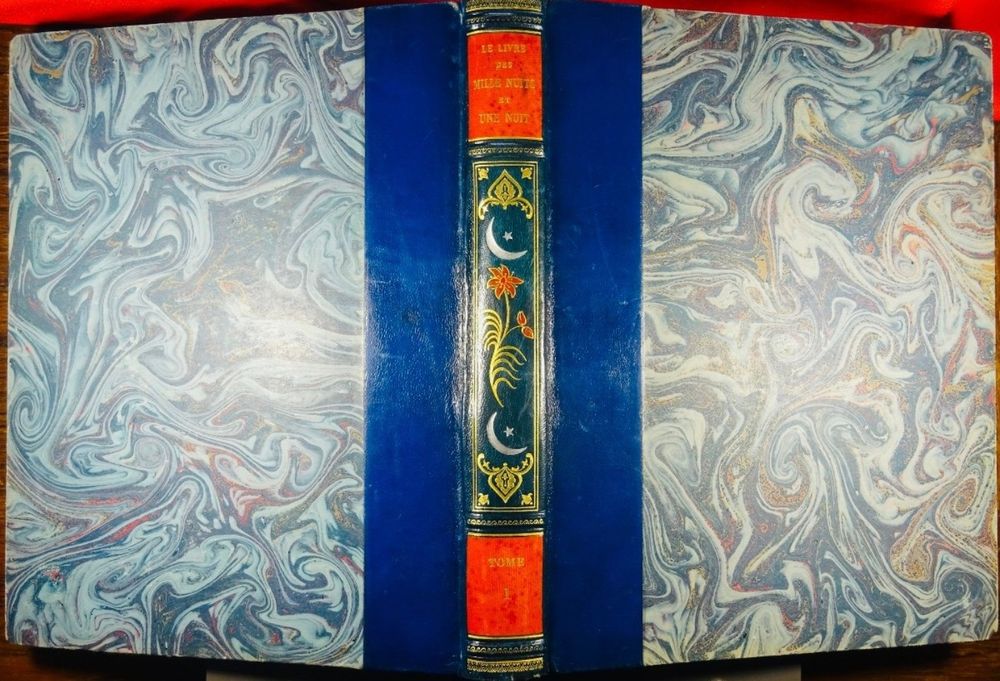 Set complet, o mie și una de nopți, 8 volume, Mardrus, 1904, LUX