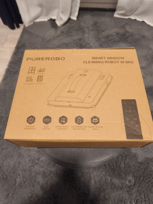 Robot spălare geamuri Purerobo, nou și nefolosit