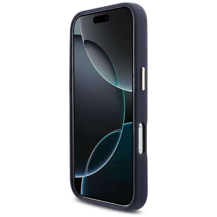 Кейс karl lagerfeld leather magsafe с k head logo за iphone 17 pro – b