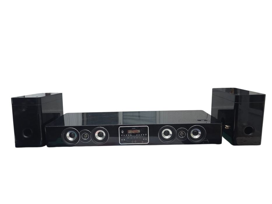 Sistem Audio 2.1 105W - Soundbar + 2 Subwoofere, USB/SD/RCA/Radio/iPhone 5
