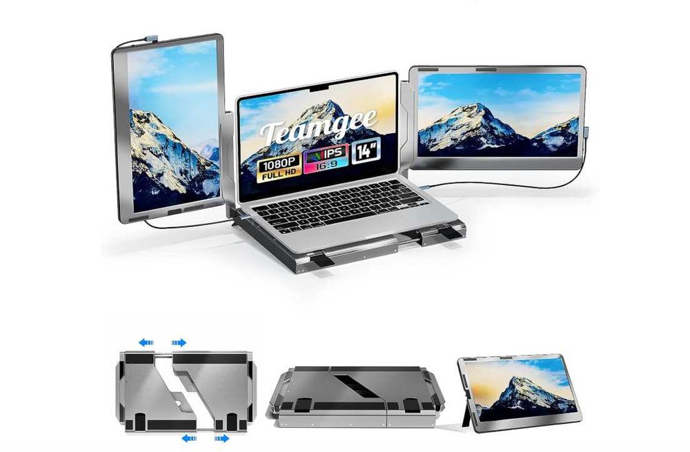 Teamgee F2 portabil dual screen