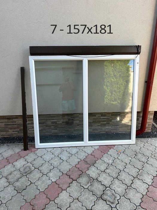 Tamplarie completa (geamuri + rulouri) din PVC termopan