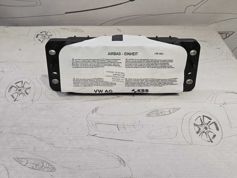 Airbag pasager bord Audi A3 8V / S3 2015 1.6 TDI Cod OEM: 8V0880204E (5F3)
