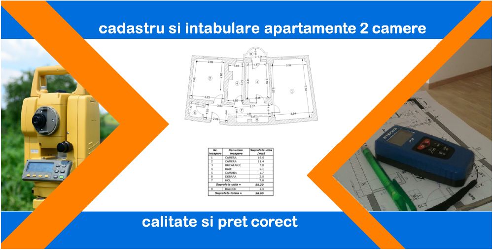 Cadastru/intabulare apartamente/garsoniere Bucuresti