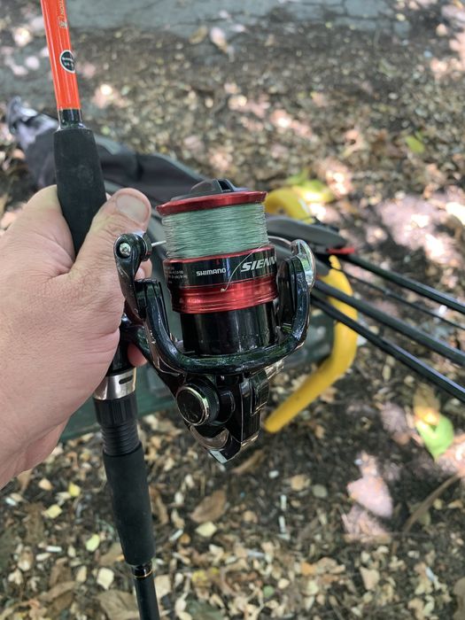 Shimano пръчки и макари чисто нови