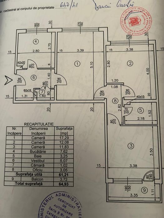 3 trei camere de vânzare în Colentina