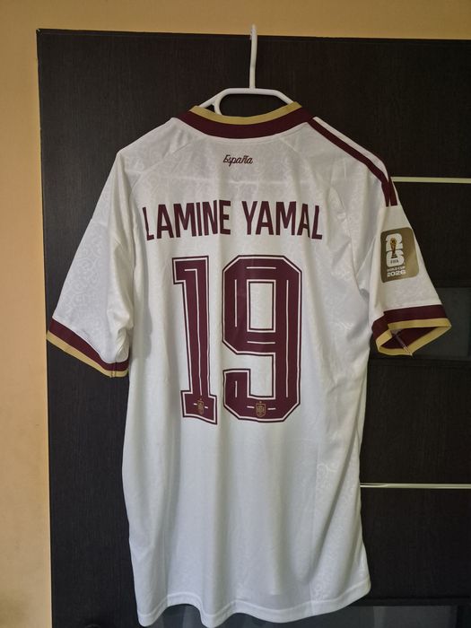 Tricou Spania - Cupa Mondiala - 2026, pentru meciuri în deplasare - Lamine Yamal