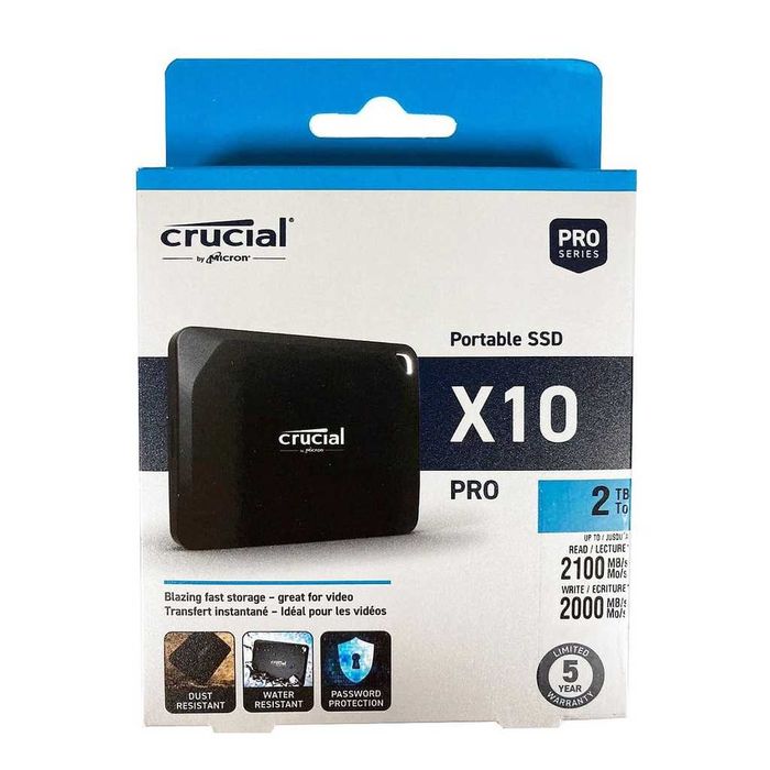 2000 ГБ Внешний SSD Crucial X10 Pro