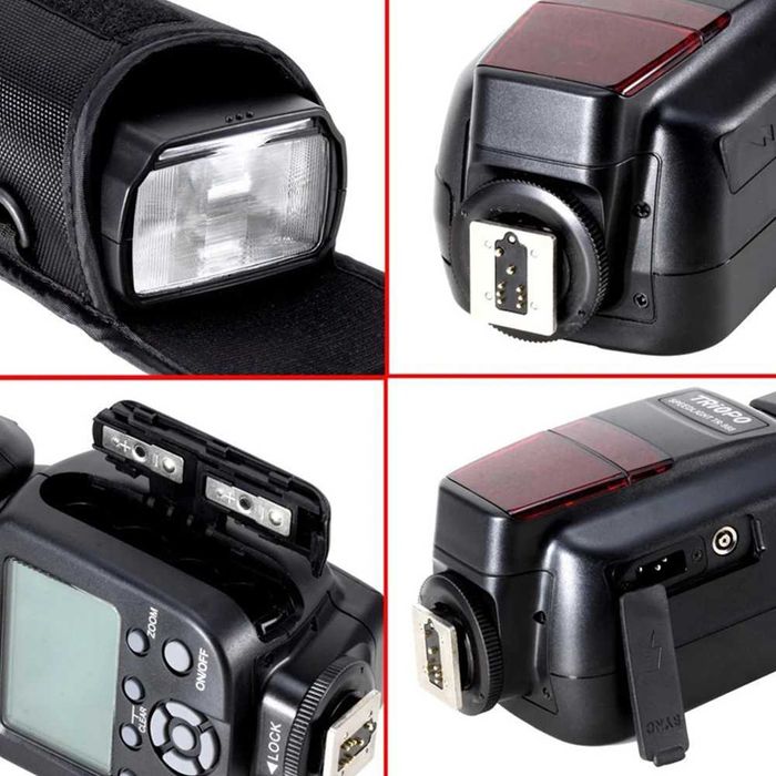 TTL Светкавица Triopo TR-988 за DSLR фотоапарати Canon и Nikon