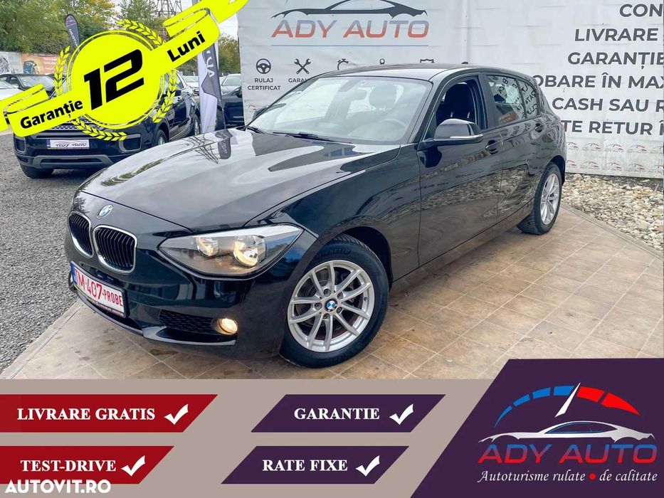 BMW 1er . 1,6d . 2014 . RAR + ITP . Rate fixe . Garantie 12 luni .