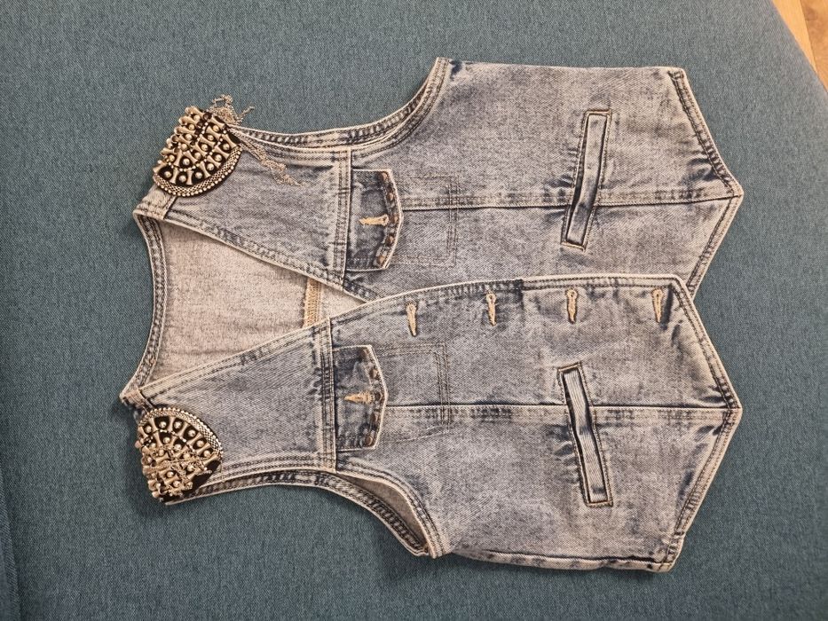 Vesta denim pictata manual