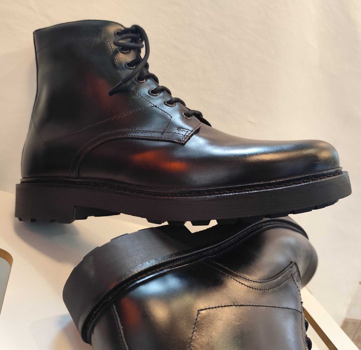 Ghete lace up 41 premium Massimo Dutti NOI piele naturala suprioara