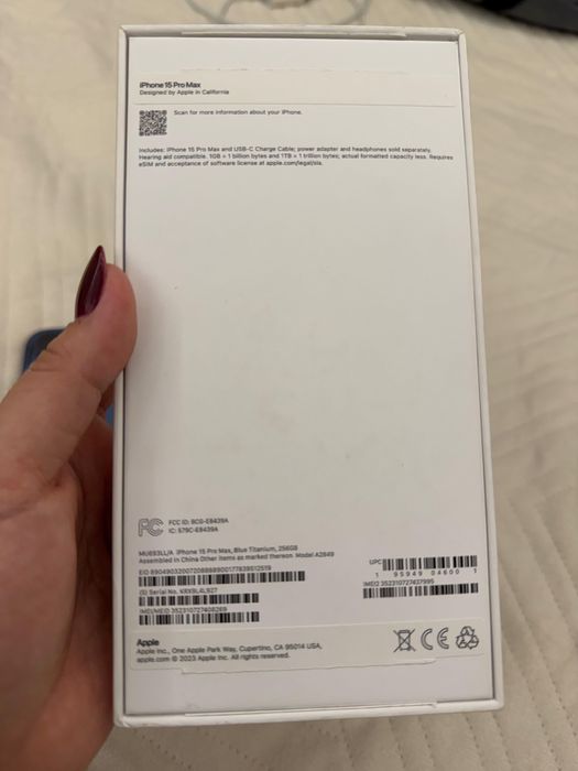 Продам айфон 15 pro max 256 ГБ