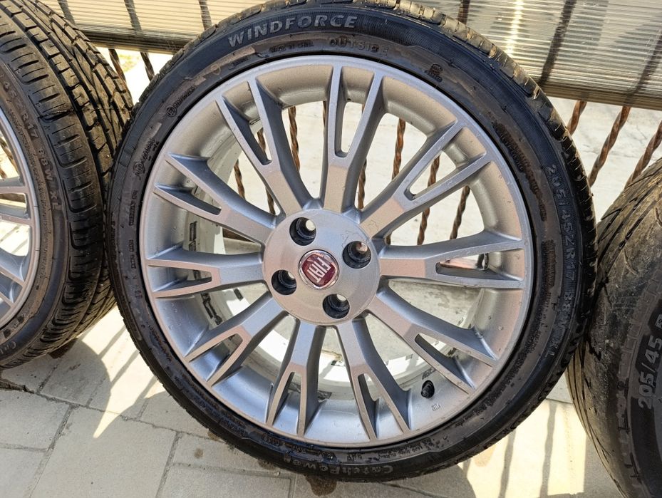 Set Roti Jante Vara R17 4x100 Fiat Punto  Gun metal Grey Magneziu Hond