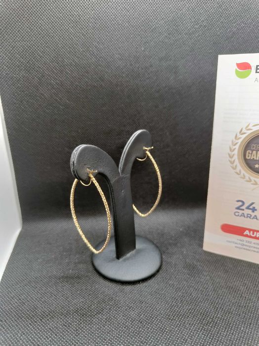 Cercei aur 14K 2.15g (Ag16 Moldova b33446) - Garantie 2 ani!