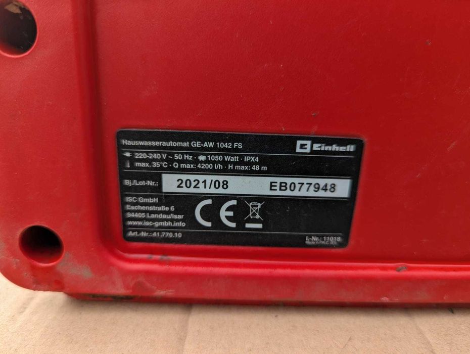 Pompa automata de apa , hidrofor EINHELL