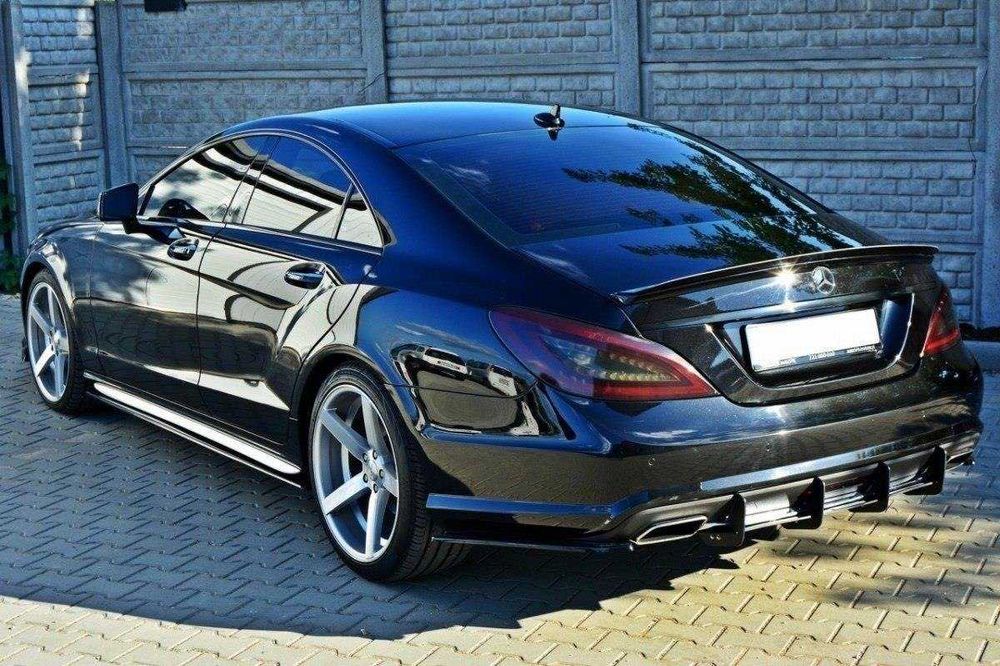 Добавка за задна броня за Mercedes Benz CLS W218 AMG line (2011-2014)