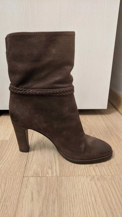 Cizme de dama din piele (marime 38)