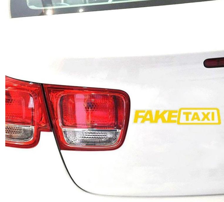 Sticker Fake Taxi 20x5 cm GLABEN , BRAZZERS