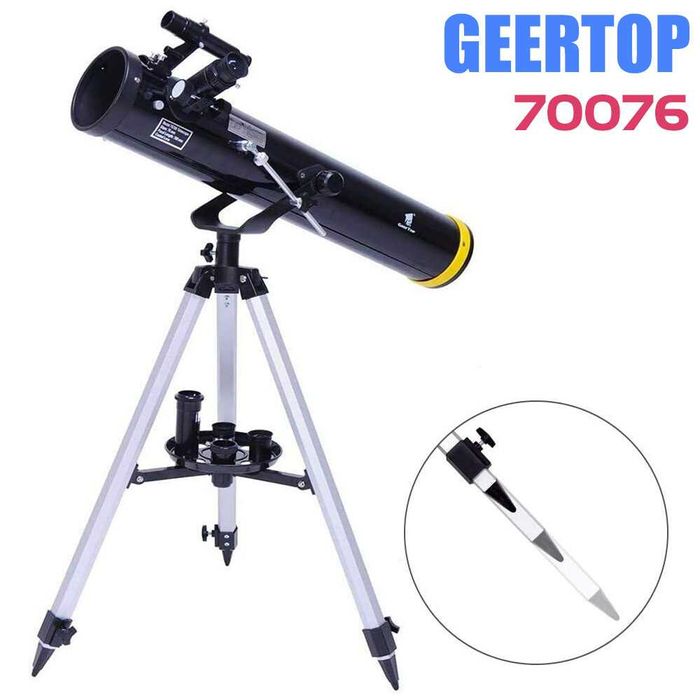 Мощный Телескоп Ньютона Vision F76700 ORIGINAL. Teleskop Telescope