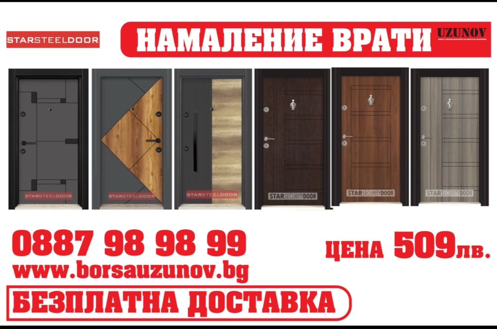 Блиндирани врати мн голям избор експресна доставка