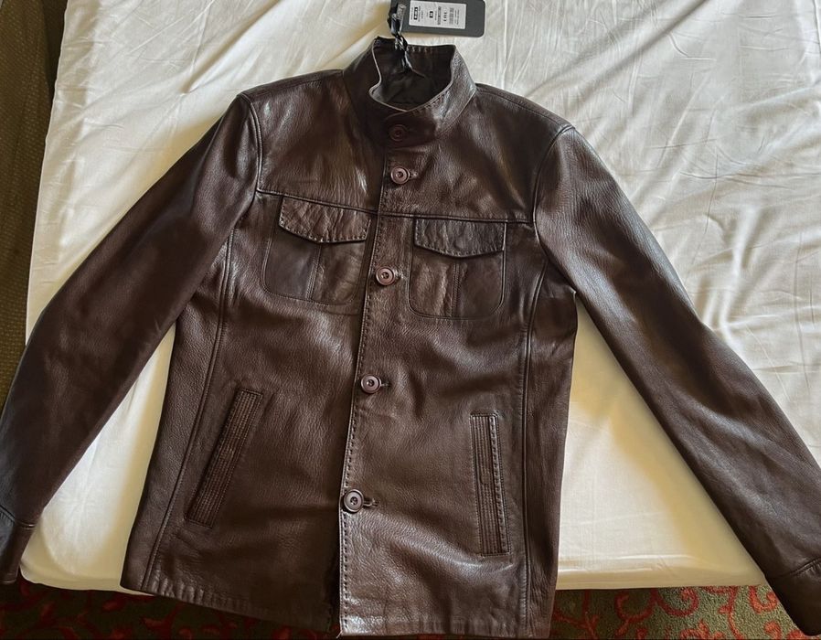 Куртка мужская кожаная