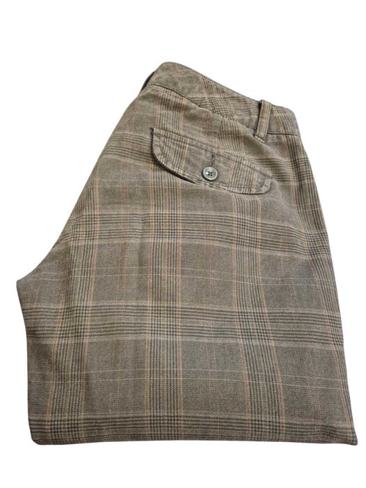 Кариран панталон Sisley 100% памук