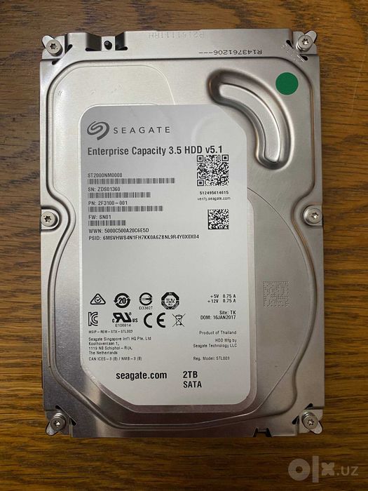 Жесткий диск HDD Seagate 2tb SATA