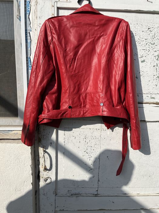 Кожанка красный ориг