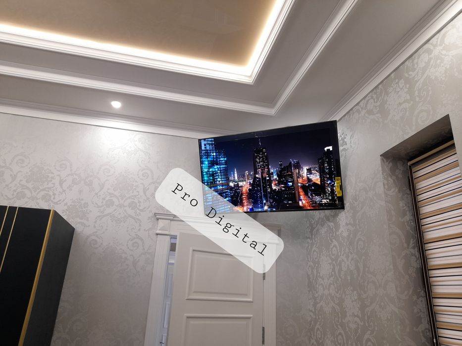 Установка кронштейн для телевизора LED Настройка SmartTV(с Доставкой)